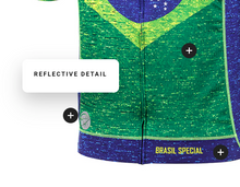 Load image into Gallery viewer, Cycling short sleeve T-shirt - BRAZIL SPECIAL
